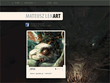 Tablet Screenshot of mateuszlenart.com